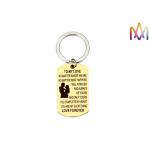 Multicolor Hypoallergenic SUS304 Custom Shaped Keychains for sale