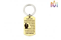 China Multicolor Hypoallergenic SUS304 Custom Shaped Keychains supplier