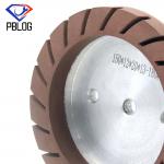 Toothed Resin Grinding Wheel Speed RPM No Scratch Cup Shape Brown
