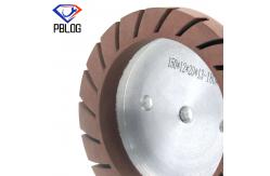 China Toothed Resin Grinding Wheel Speed RPM No Scratch Cup Shape Brown supplier