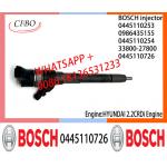 BOSCH Diesel Engine Fuel Injector Assembly 0445110253 0445110254 0445110726 0986435155 33800-27800 For HYUNDAI 2.2CRDI for sale