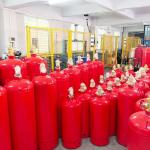Clean Agent Fire Suppression System FM200 Cylinders HFC-227ea Gas Filled Air Bottles