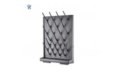 China Lightweight Lab Peg Board , Grey Draining Rack Lab Furniture Accessories supplier