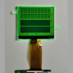 Green Backlight COG LCD Display Transflective STN Segment + Graphic 24pin FPC