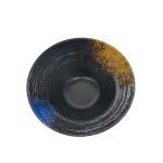 Restaurant Plastic Ramen Melamine Soup Bowl With V Shape Galaxy Pattern