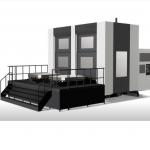 High Rigidity Roller Guide Horizontal Machining Center / Cnc Hmc Machine X/Y/Z axis for sale