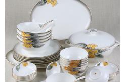 China 45pc Bone China Dinnerware Set supplier