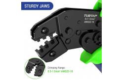 China Durable Pin Wire Crimper Tool AWG 26-16 For Electronic Equipment supplier