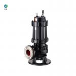 WQK SS304 sewage submersible pump Sump Pumps with grinder impeller power from 0.75-350kw .color can be  blue ,black and for sale