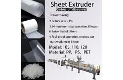 China PP Sheet Extruder Energy-Saving and Environmentally Friendly Plastic Machine supplier