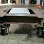 4 Wheel Drive Automated Guided Vehicle Carts 10000KG load Flexible Handling Flatbed for sale