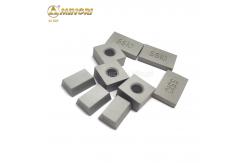 China SS10 Tungsten Cemented Carbide Brazing Tips nickel coating supplier