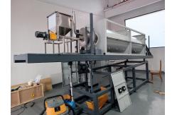 China Industrial Clean Quartz Rotary Tube Furnace 1050C For Ceramic Sintering supplier