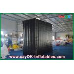 Black Wall Inflatable Cube Tent Double Sewing Show Background for sale