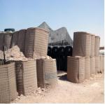Sand Color 4.0-5.0mm Welded Mesh Hesco Barrier Wall 24Inches for sale