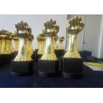 Handmade Custom Trophy Cup Gold Plated In Boxing Matches Victory Fist Shape
