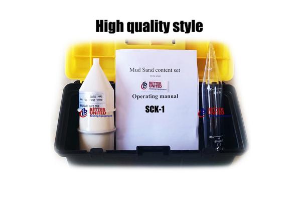 Cylinder Capacity 100ml Sand Content Test Kit INTERTEK Certified