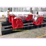 Steel Wheel Tank 100t Pipe Welding Rotator With Hand Box And Foot Pedal for sale