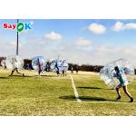 Inflatable Kids Game Transparent Inflatable Sports Games Human Size Bubble Soccer Bumper Ball for sale