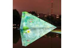 China Large Scale 3D Mapping Projection Video Animation Building 3D Video Facade Mapping supplier