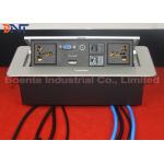Customized Made Office Desktop Hidden Pop Up Power Sockets CAT6 / HDMI for sale