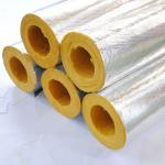 Heat Insulation Glass Wool Tube Shell With Aluminium Foil 1000mm for sale