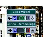 Square 510 DIP VMS Parking Space Available CountingLED Display Board