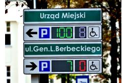 China Square 510 DIP VMS Parking Space Available CountingLED Display Board supplier