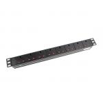 1U 8 way Cabinet PDU with 250V, 13A UK for sale