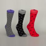 Elastane Snngging Resistance Cotton Dress Socks With Anti - Foul Acrylic Material for sale