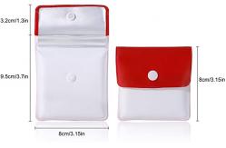China Compact Fireproof Portable Pocket Ashtray Ash Pouch 75*83mm supplier