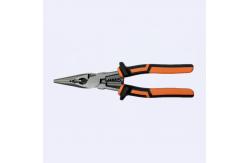 China Telflon Finished Long Nose Pliers Soft Handle Ergonomic  Extended Pliers supplier