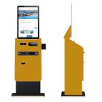 User-Friendly Self Service Currency Exchange Kiosk with Cash Dispenser and QR Code Scanner for sale