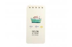China White Kraft Custom Spiral Bound Notebook Hardcover Offset Printing 80gsm supplier