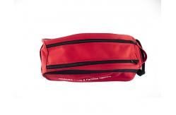 China Tour Zipper Ventilate Shoe Storage Bag 300D Polyester Oxford Fabric supplier
