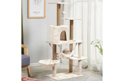 China Multilayer Cat Climbing Tower SISAL MDF Cat Scratching Poles Trees supplier