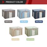 Fabric Thickened Folding Cloth Storage Boxes Odorless Weight 550g Space Saving