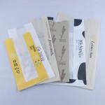 Eco Friendly Foil Lined Paper Bags Takeaway White Kraft Bakery Cookies Packing for sale