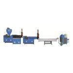 Professional Plastic Pelletizing Machine , Small Plastic Granulator With Auto Feeding System for sale