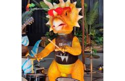 China Customized Animatronic Dinosaur Band For Amusement Park supplier