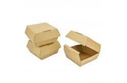China CMYK Recyclable Compostable Burger Box Custom Take Away Fast Food Packaging supplier