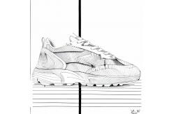 China Low Top Round Head Custom Running Shoes Spring And Summer New Black Casual supplier