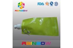 China Security Food Grade Spout Pouch Packaging With Matel Rim For Water supplier