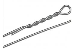 China 3.0mm Galvanized Single Loop And Double Loop Quick Link bale ties wire supplier