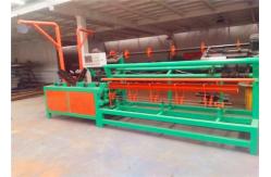 China 9.0KW Wire Mesh Weaving Machine , 100mm Diamond Mesh Fencing Machine supplier