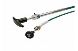 China Customized Flex Control Cable , Non Lock Micro Adjustment Push Pull Cable Parts supplier