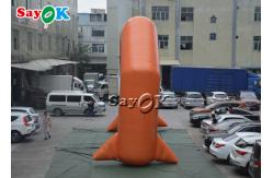 China Orange PVC Inflatable Entrance Arch For Event Advertising Promotion supplier