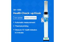 China 10.2 Inch Coin Operated Height And Weight Scales Body Fat Composition Machine supplier