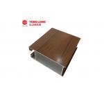 Building Materials Wood Grain 6063 T5 Aluminium Windows Profile I Beam for sale