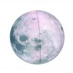 Round Advertising Helium Balloon LED Inflatable Giant Moon Balloon